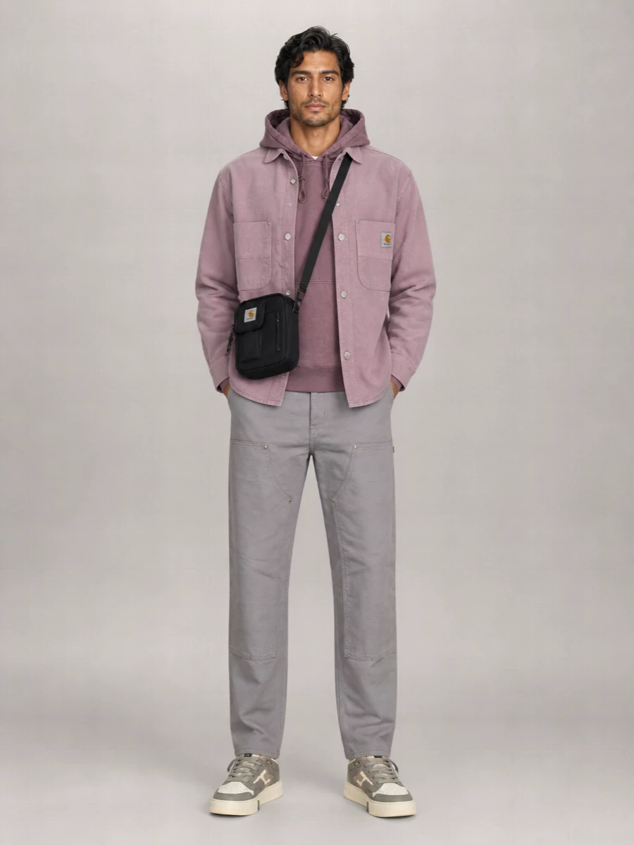 Carhartt Wip Cotton Linen Oversized Shirt Jacket