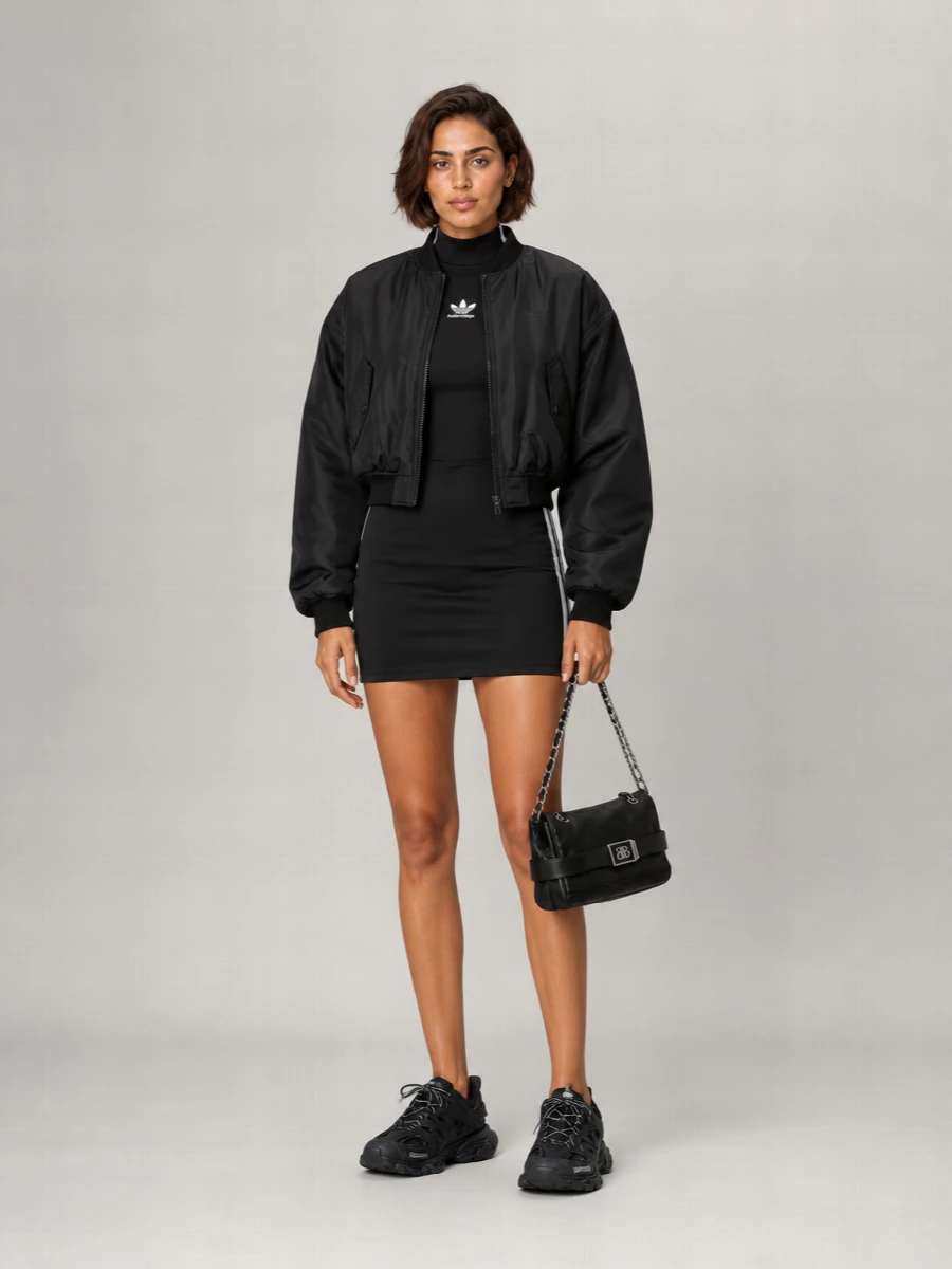 Balenciaga Ribbed Bomber Jacket