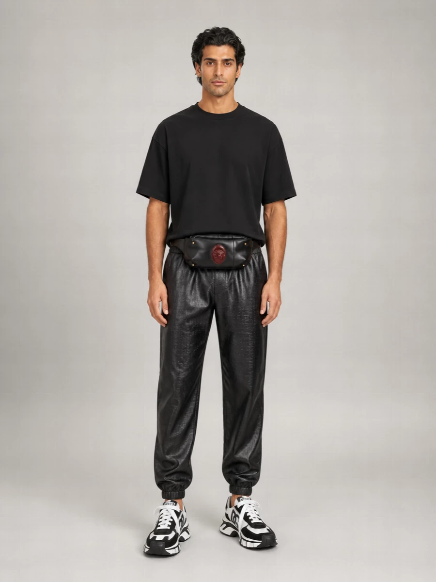 Versace Leather Belt Bag