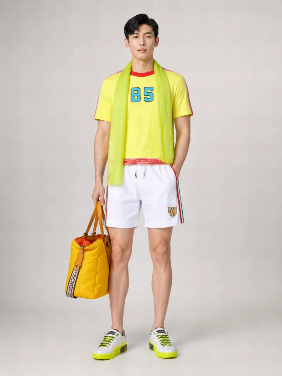 Dolce&Gabbana Cotton Logo-Embroidered Crew-Neck T-Shirt