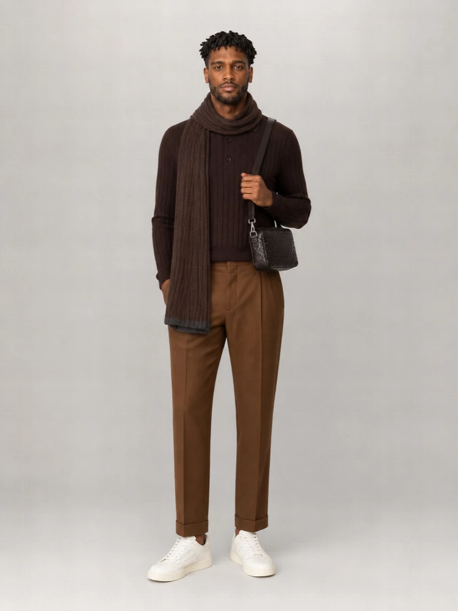 Amiri Cashmere Wool Polo Jumper