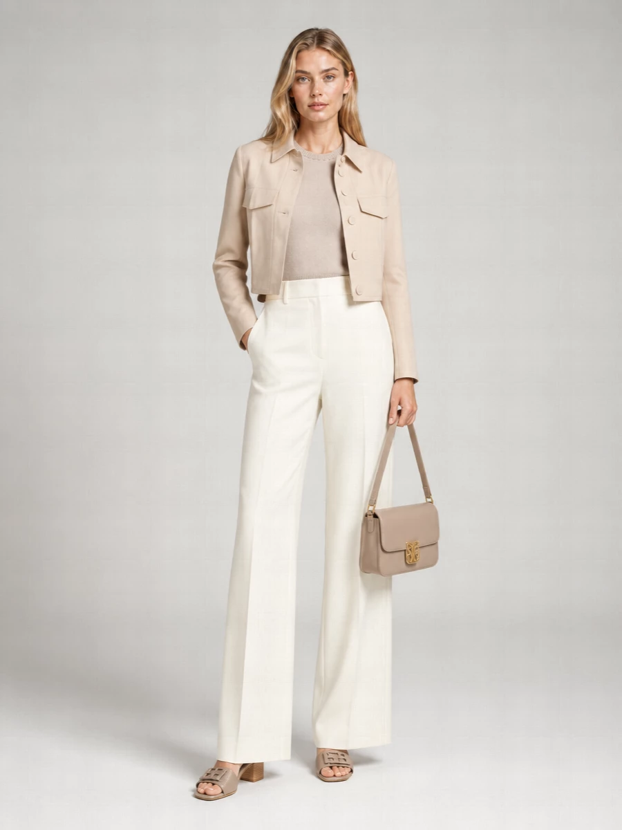 Fendi Cropped Tailored Jacket