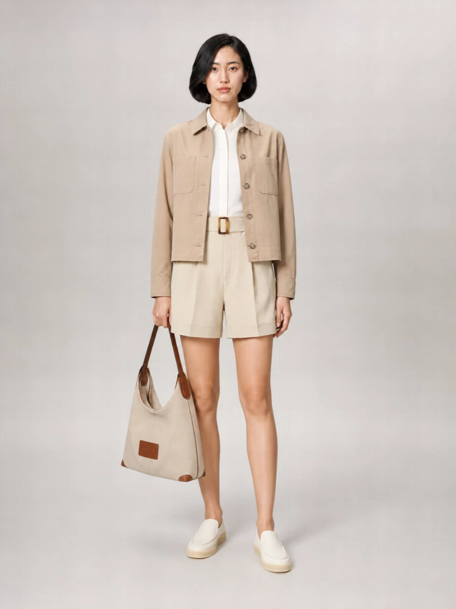 Woolrich Cotton Single-Breasted Shirt Jacket
