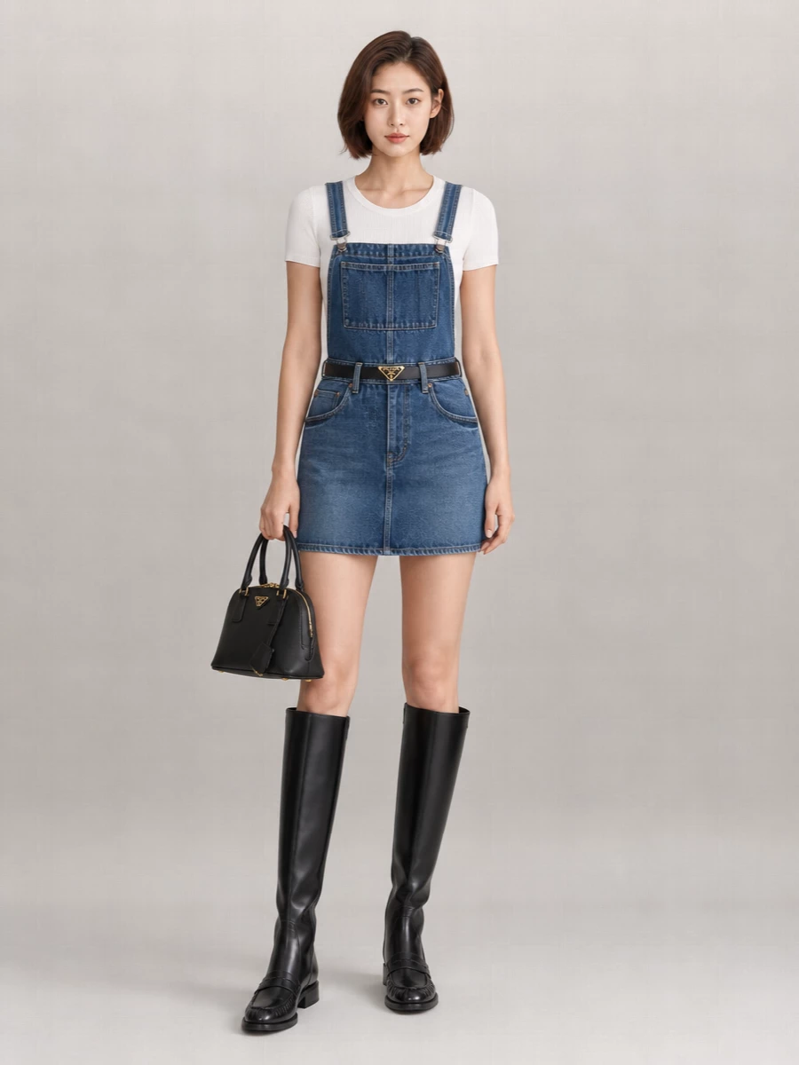 Prada Denim mini dress