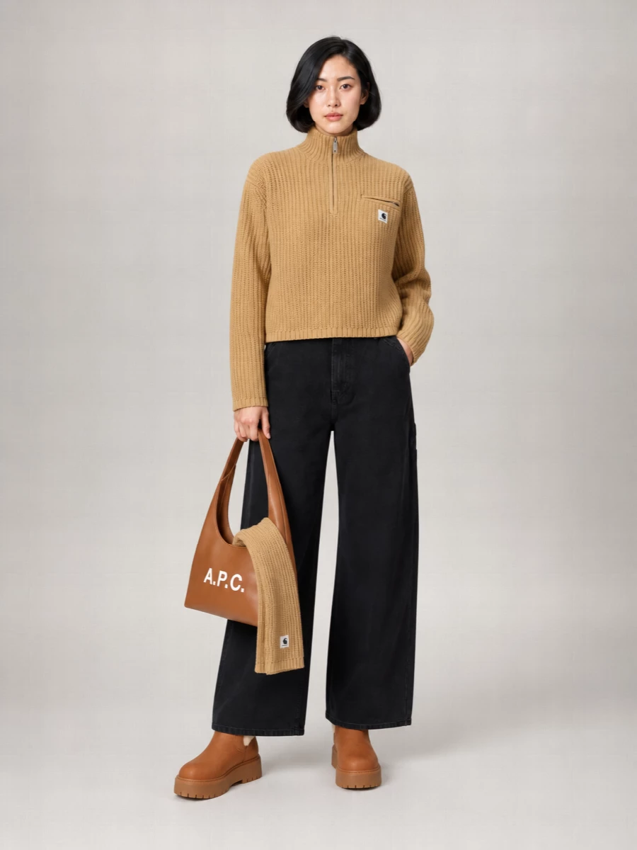 A.p.c. Baby Ninon Synthetic Shoulder Bag