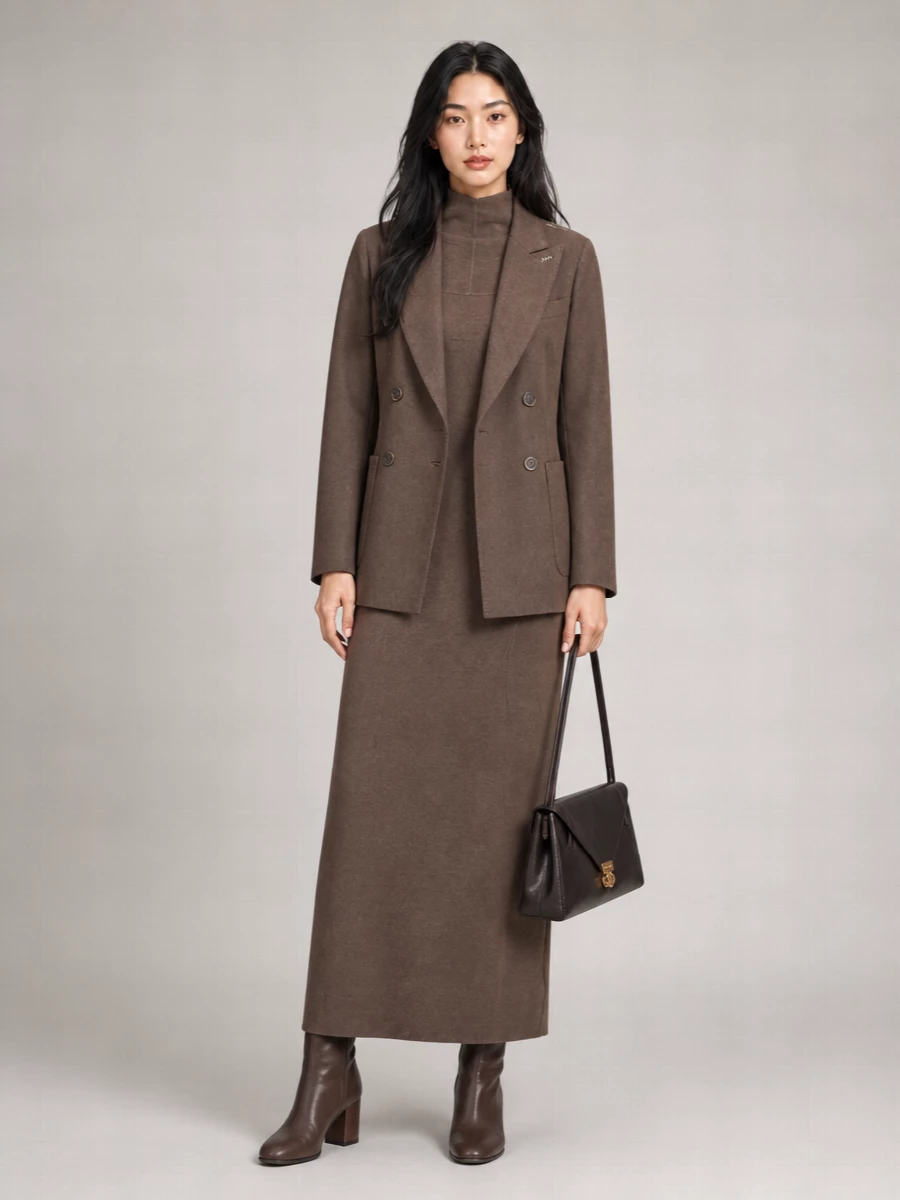 Max Mara cashmere double-breasted blazer