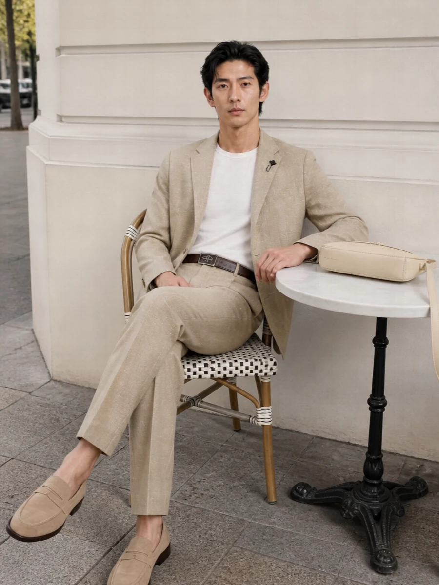 Lardini beige summer tailoring tods suede loafers