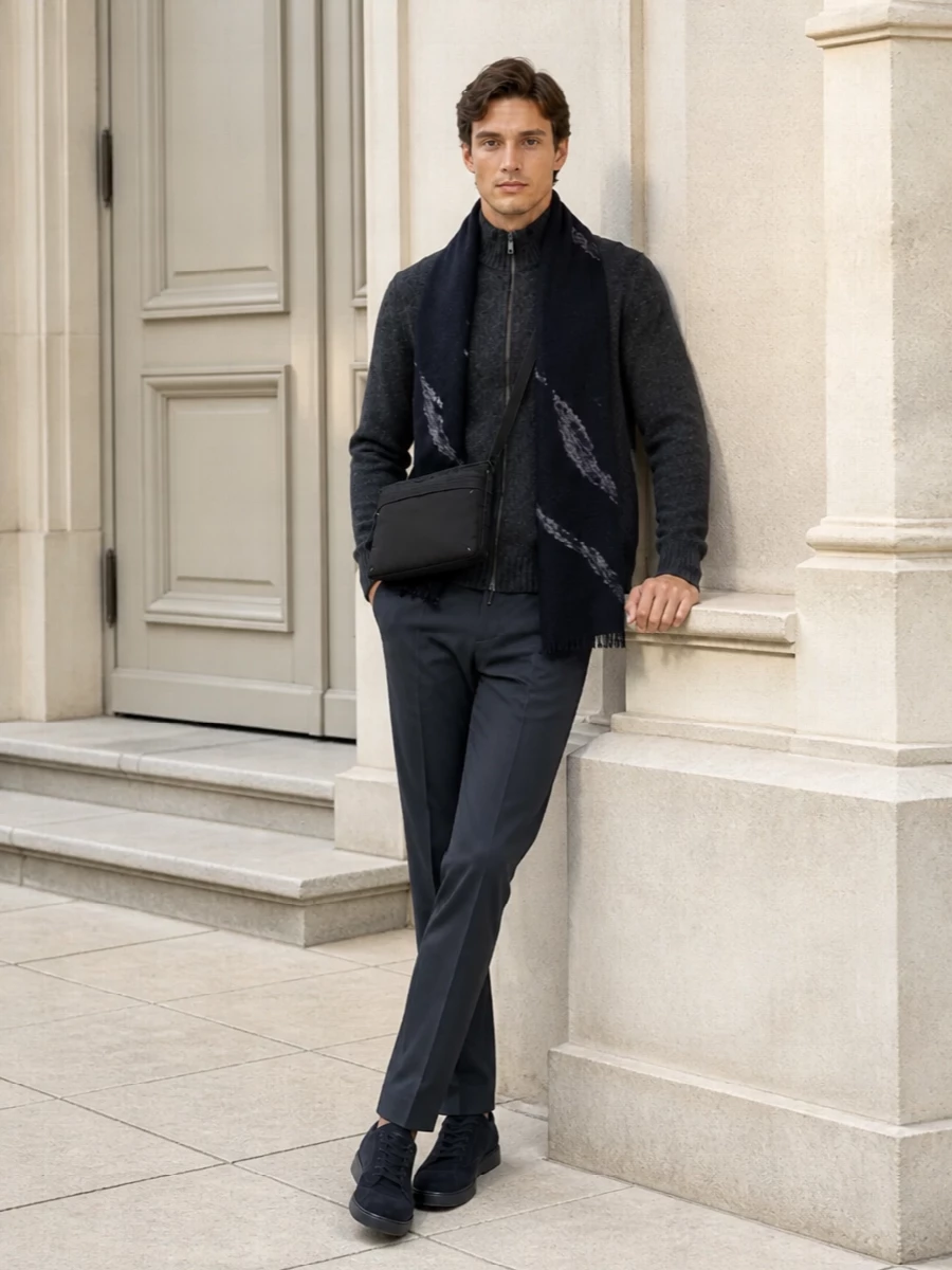 Marni trousers brunello cucinelli navy sneakers