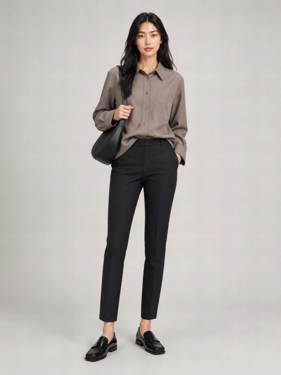 The Frankie Shop Asymmetric Shirt
