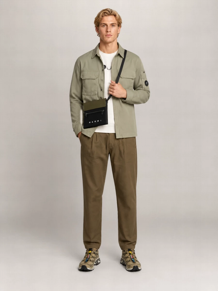 C.p. Company Cotton Single-Breasted Coat