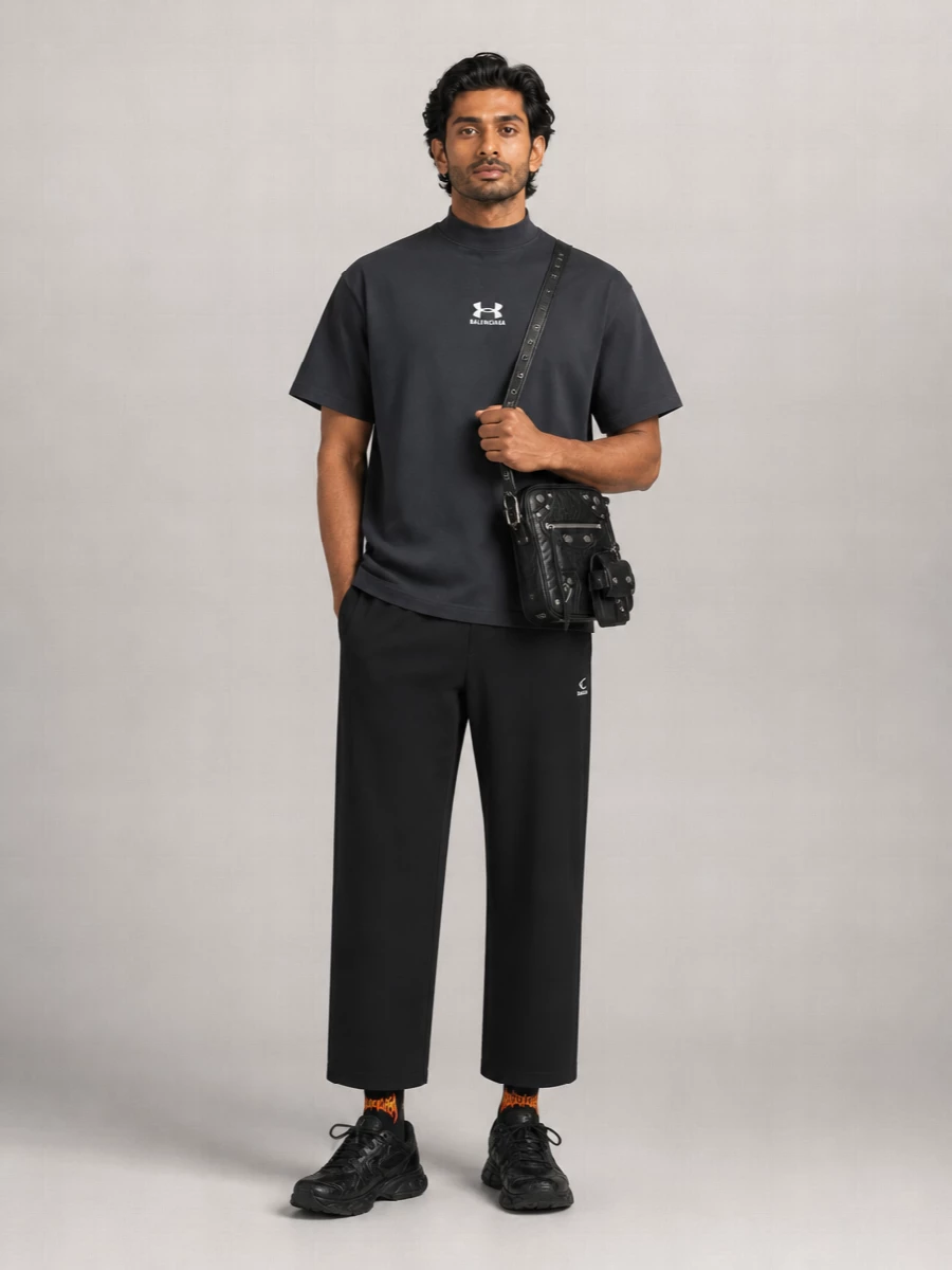 Balenciaga Wide-Leg Track Pants