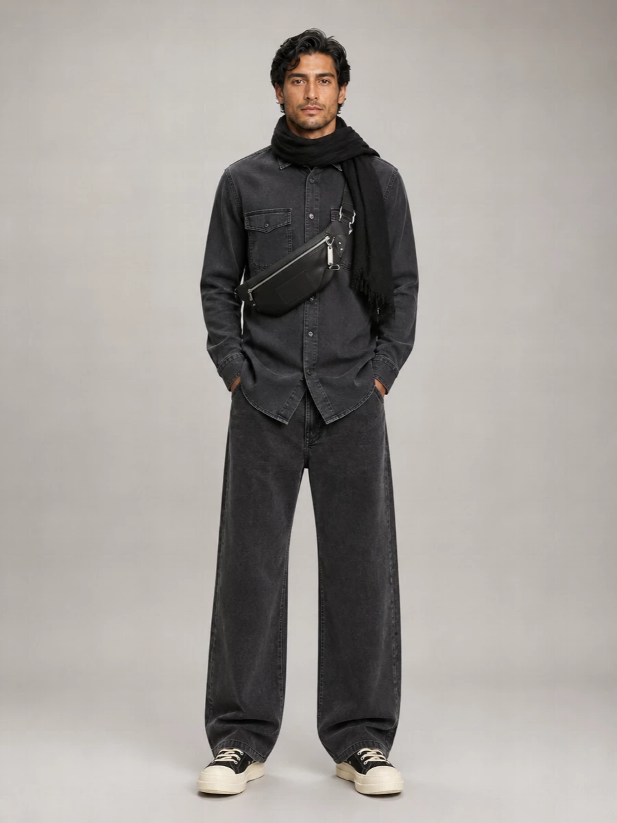 Rick Owens Drkshdw Cotton Long-Sleeve Shirt