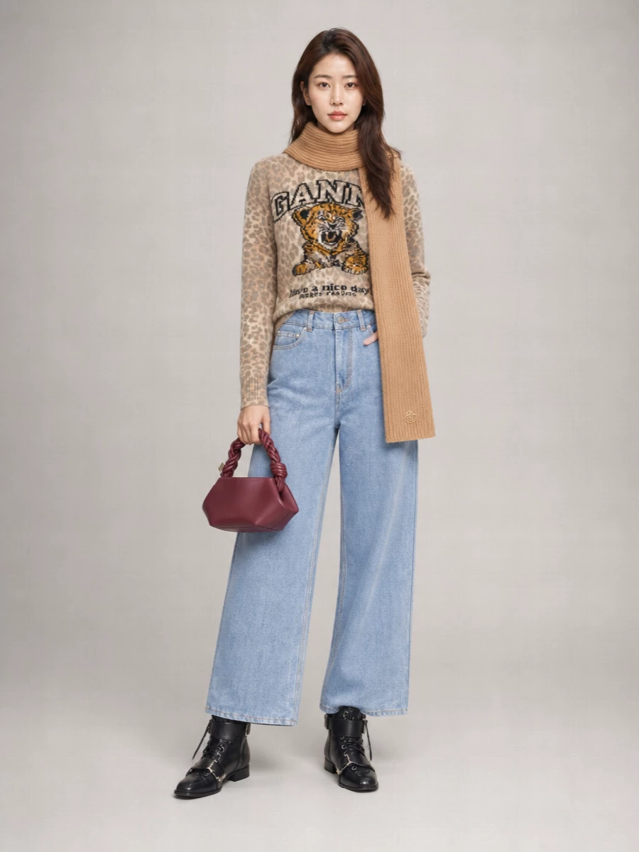 Ganni Wool Sweatshirt
