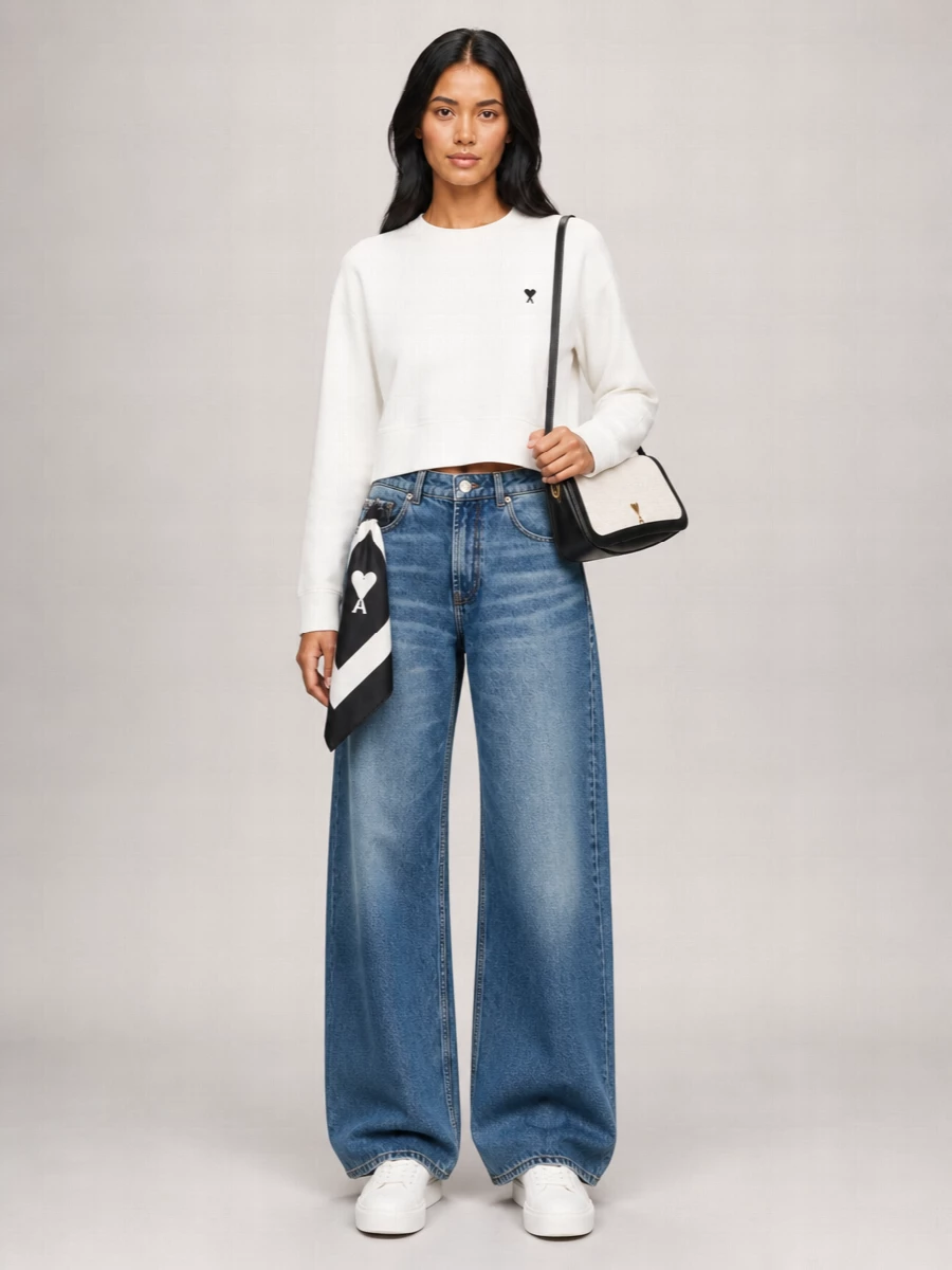 Ami Paris Cotton Sweatshirt