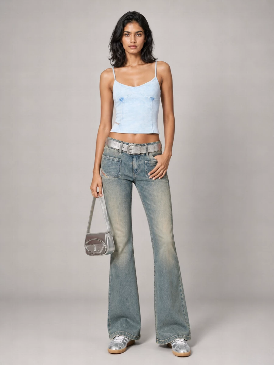 Diesel D-Hush Bootcut Jeans