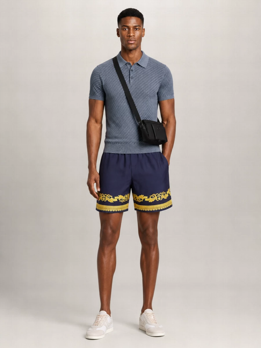 Dries Van Noten Leather Low-Top Sneakers