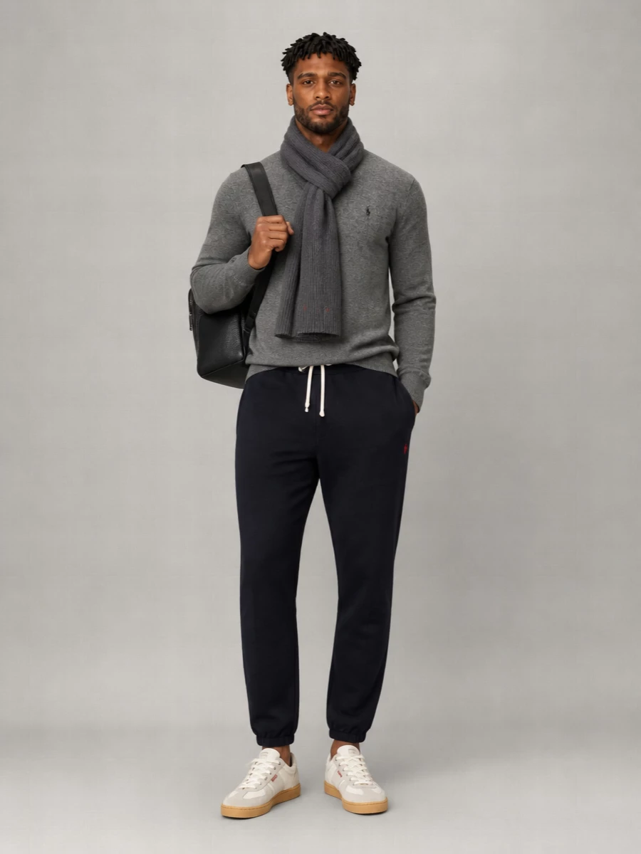 Polo Ralph Lauren Ribbed Crewneck Wool Sweater