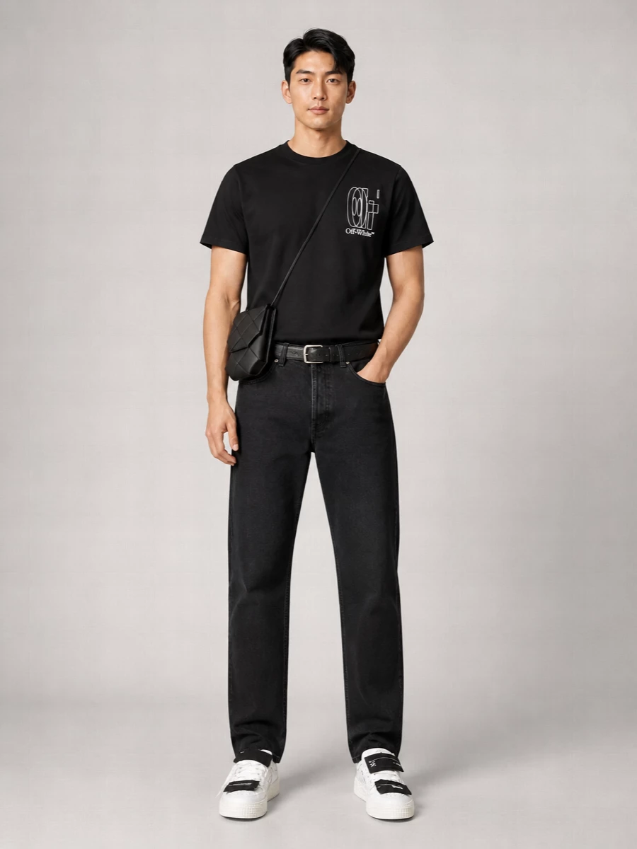 Off-White Cotton T-Shirt