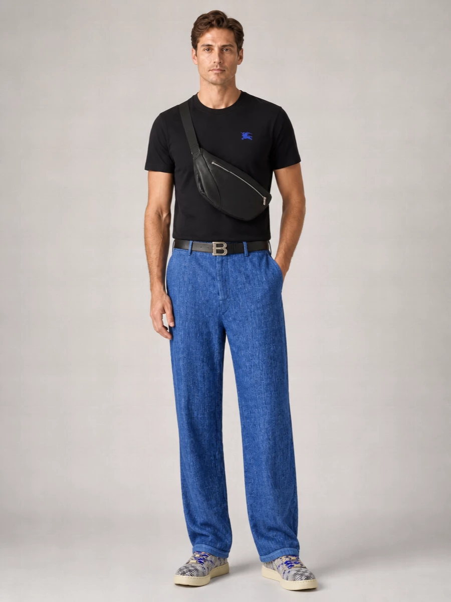 Burberry Cotton Regular-Fit Embroidered-Logo T-Shirt