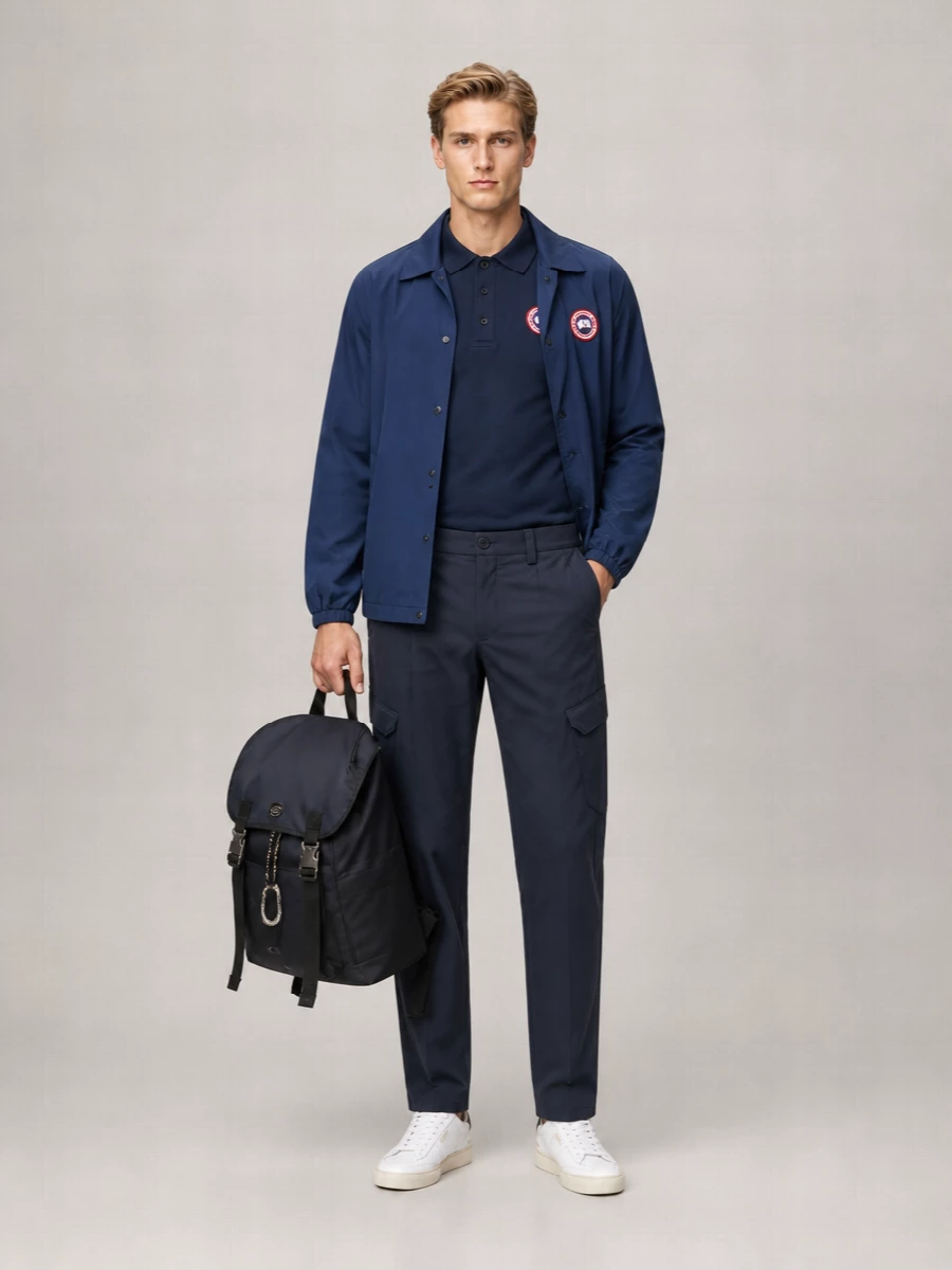 Canada Goose Cotton Blend Relaxed-Fit Windbreaker Jacket
