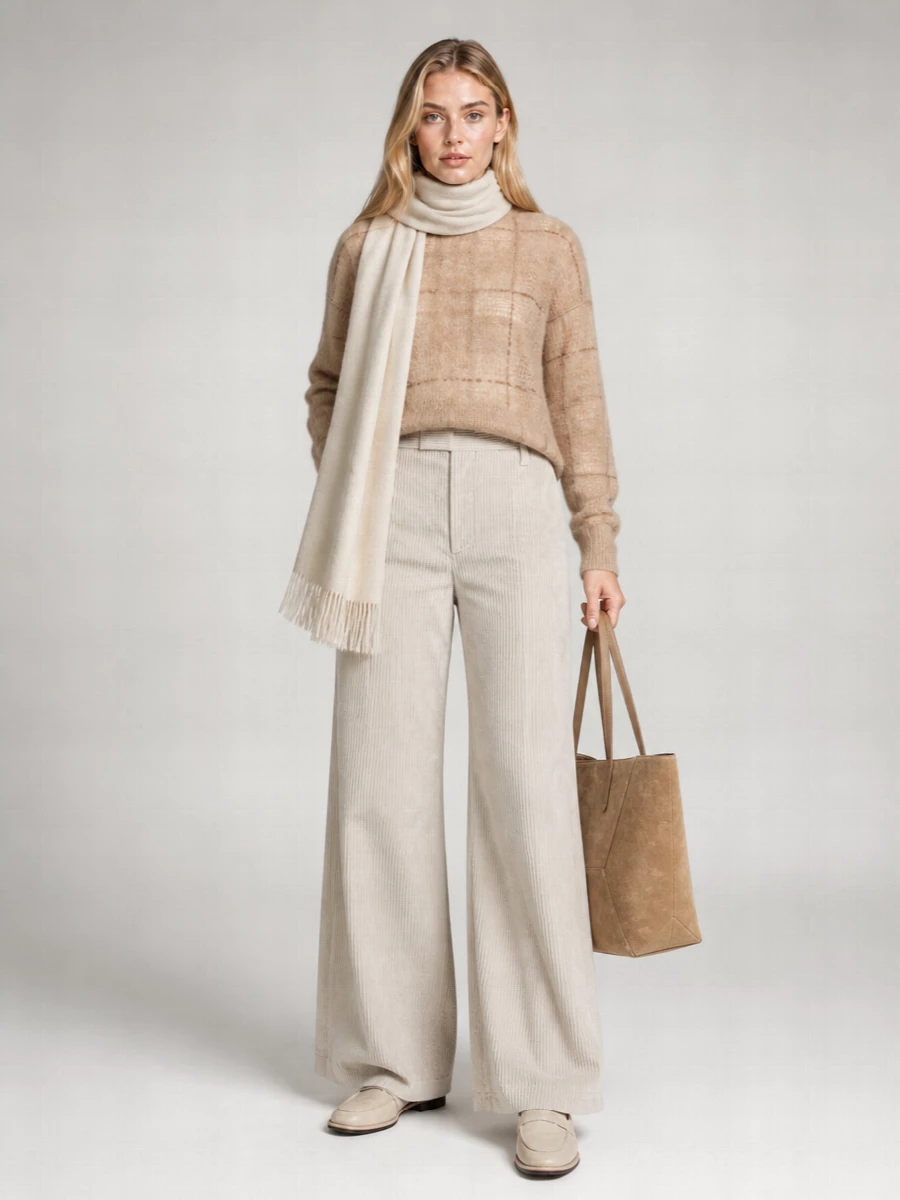 Brunello Cucinelli Sequin Check Cropped Knitted Top