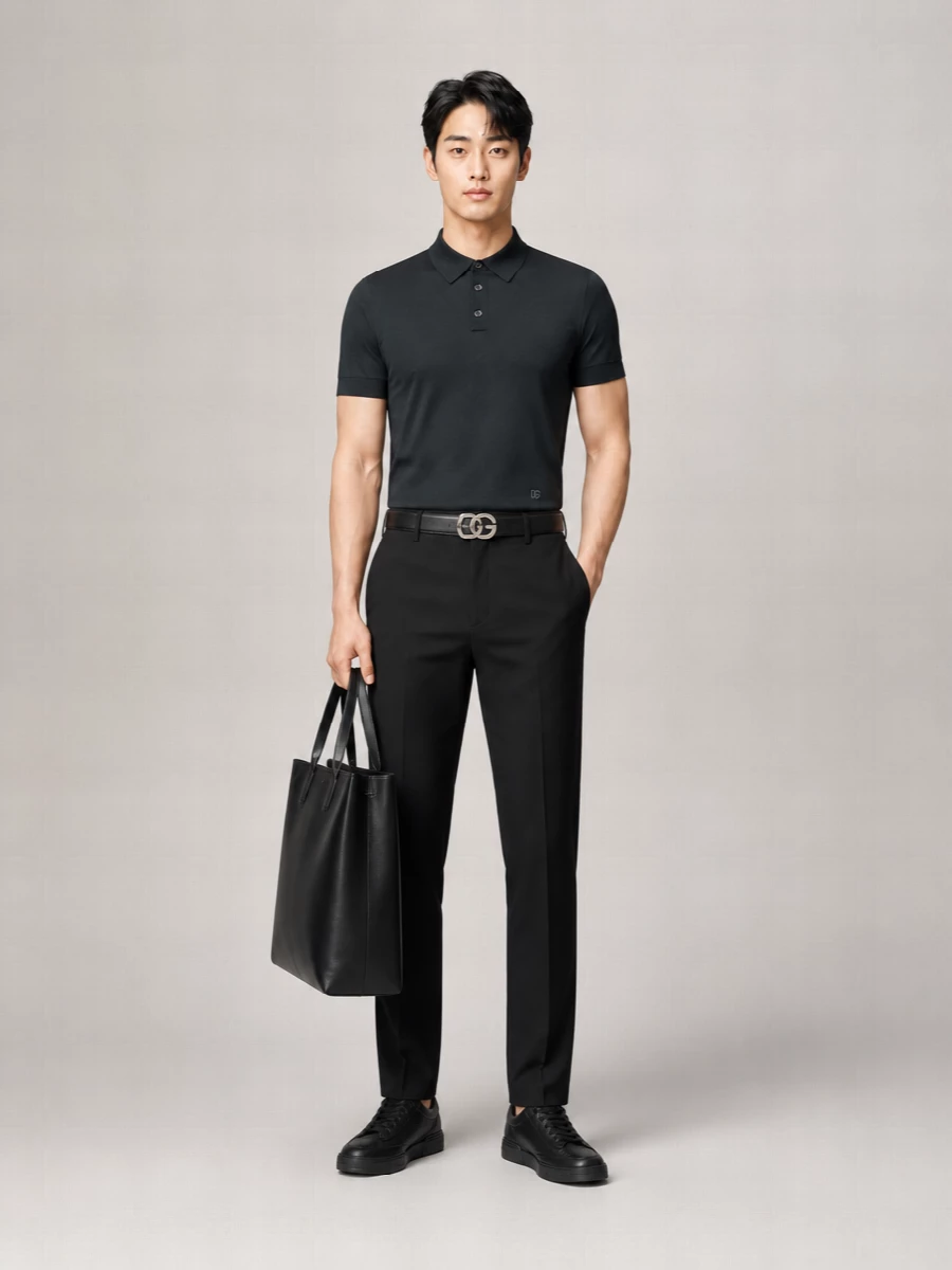 Dolce&Gabbana Silk Polo Shirt