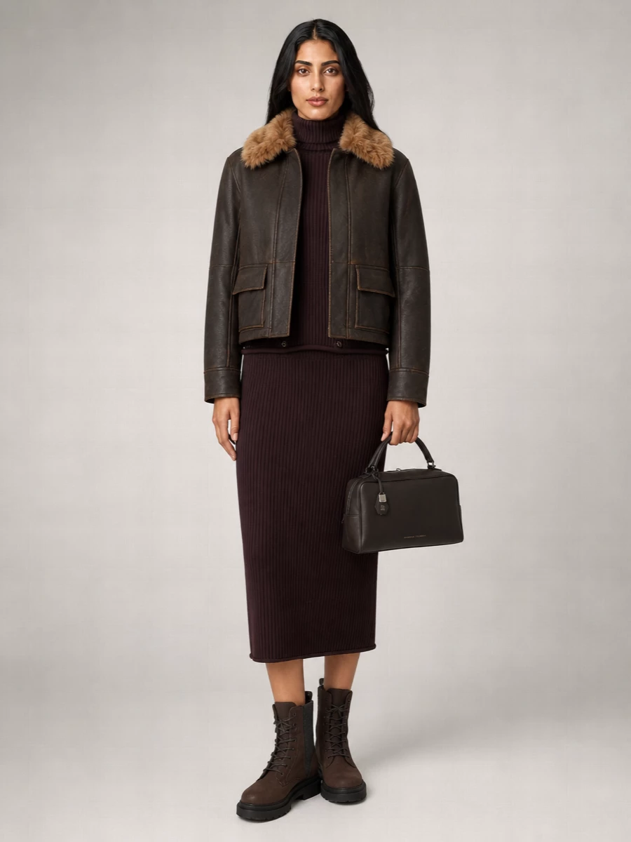 Brunello Cucinelli shearling jacket