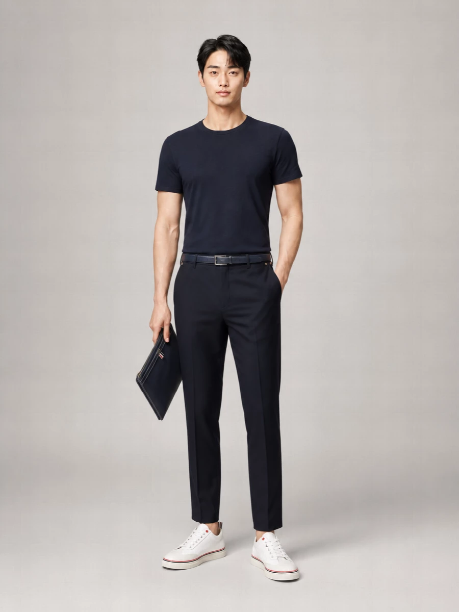 Thom Browne Cotton Relaxed-Fit Short-Sleeve T-Shirt