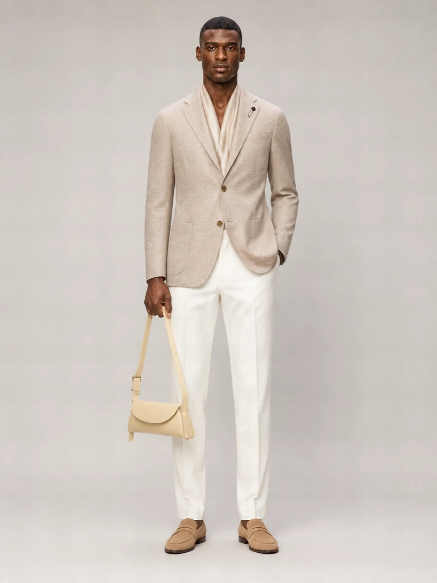 Lardini Knitted Suit Jacket