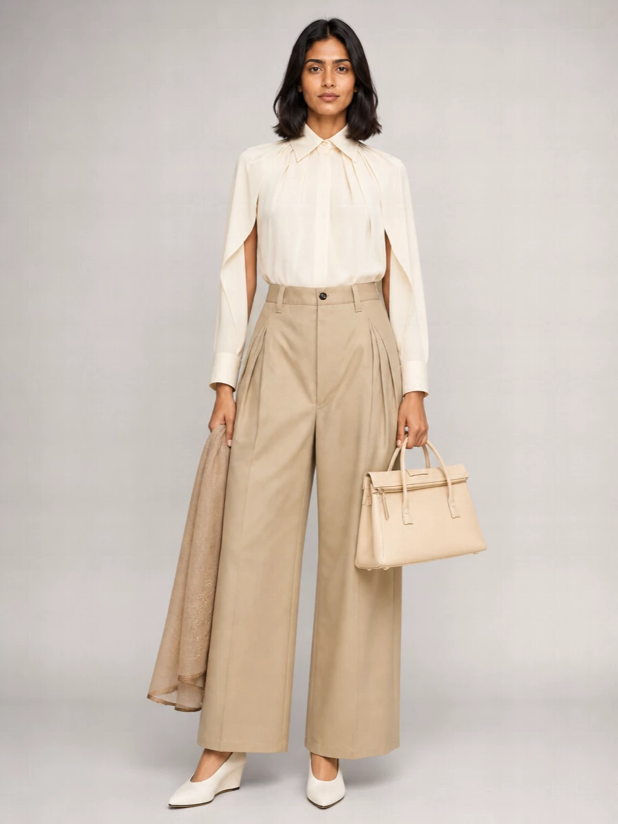 Maison Margiela Wide-Leg Trousers