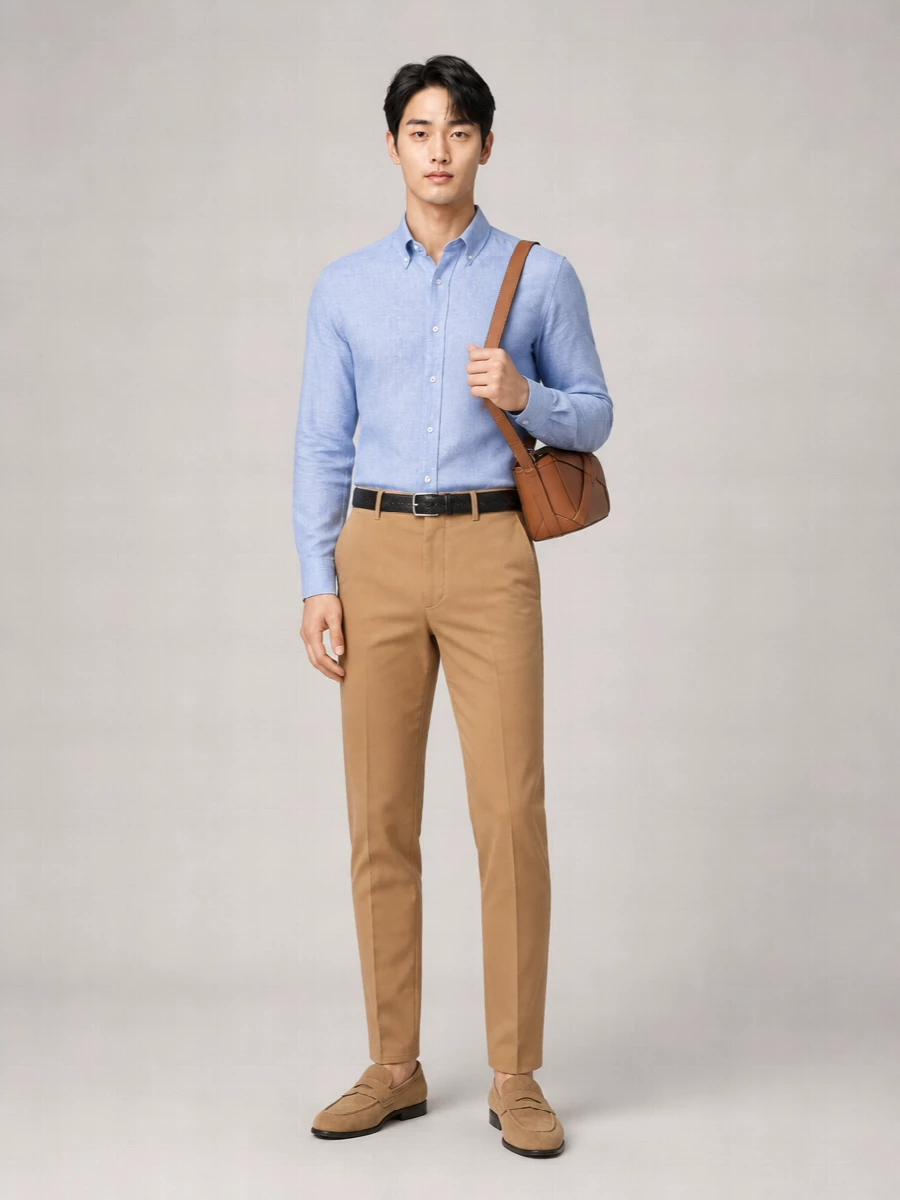 Brunello Cucinelli Cotton Regular-Fit Straight-Leg Trousers