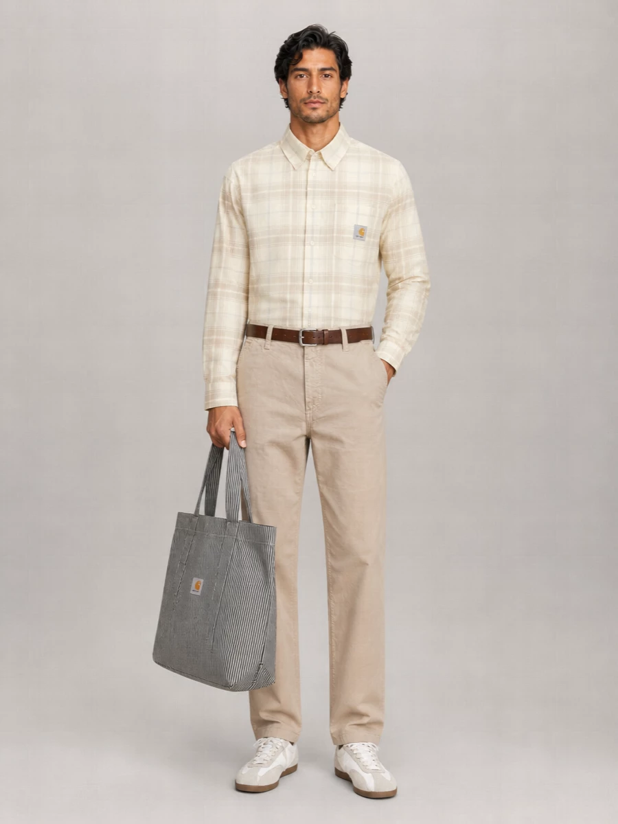 Carhartt Wip Cotton Straight-Leg Work Pants