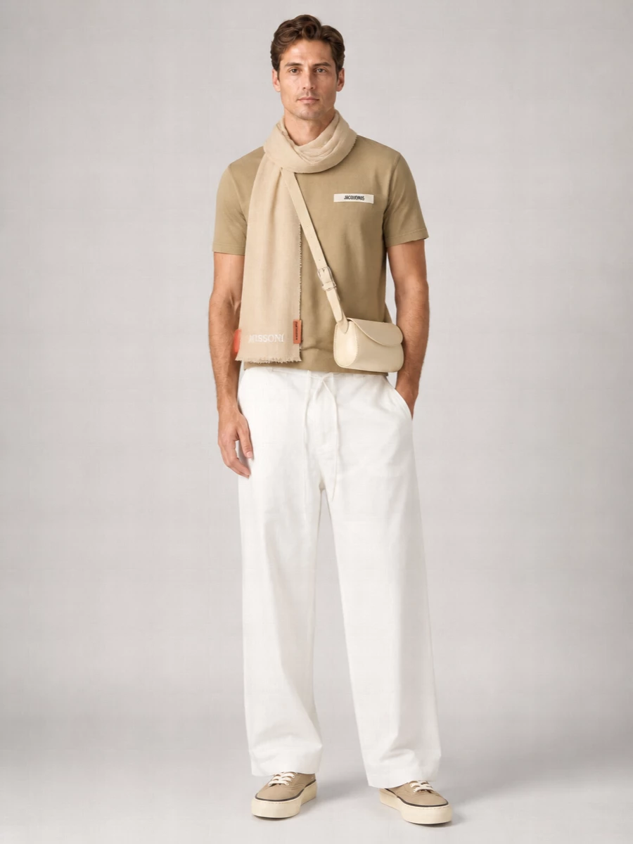 Jacquemus Cotton Gros Grain T-Shirt