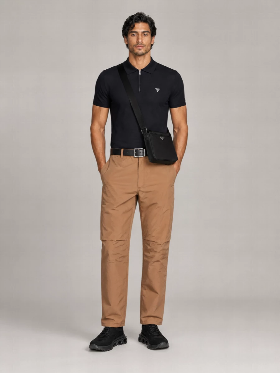 Ferragamo Techno Nylon Track Pants