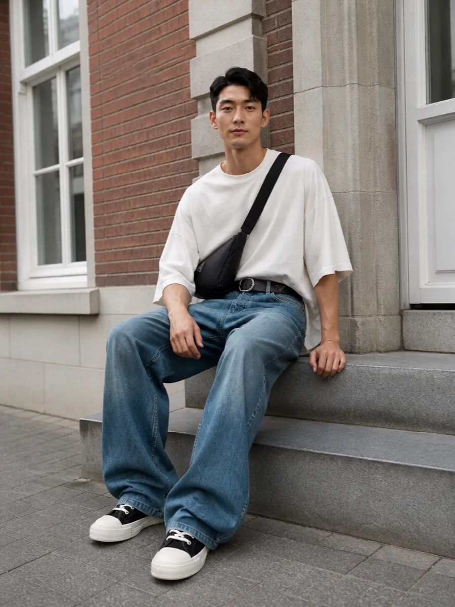 Rick Owens Drkshdw Denim high-top sneakers | The Fashion Square