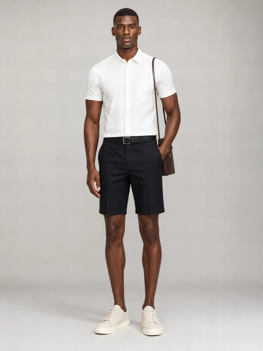 Herno Cotton Straight-Leg Shorts