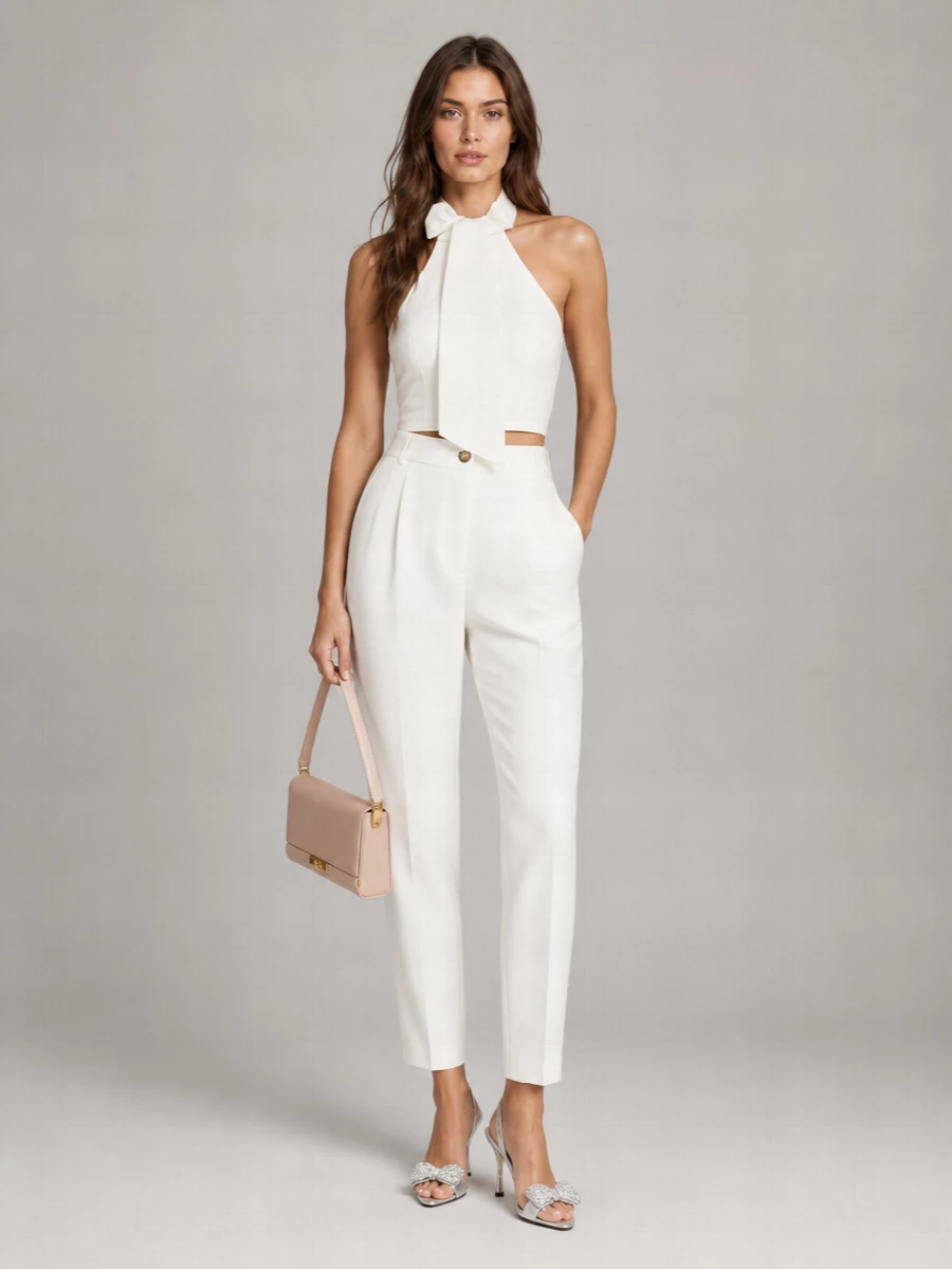 Dsquared2 Cotton Pussy-Bow Blouse