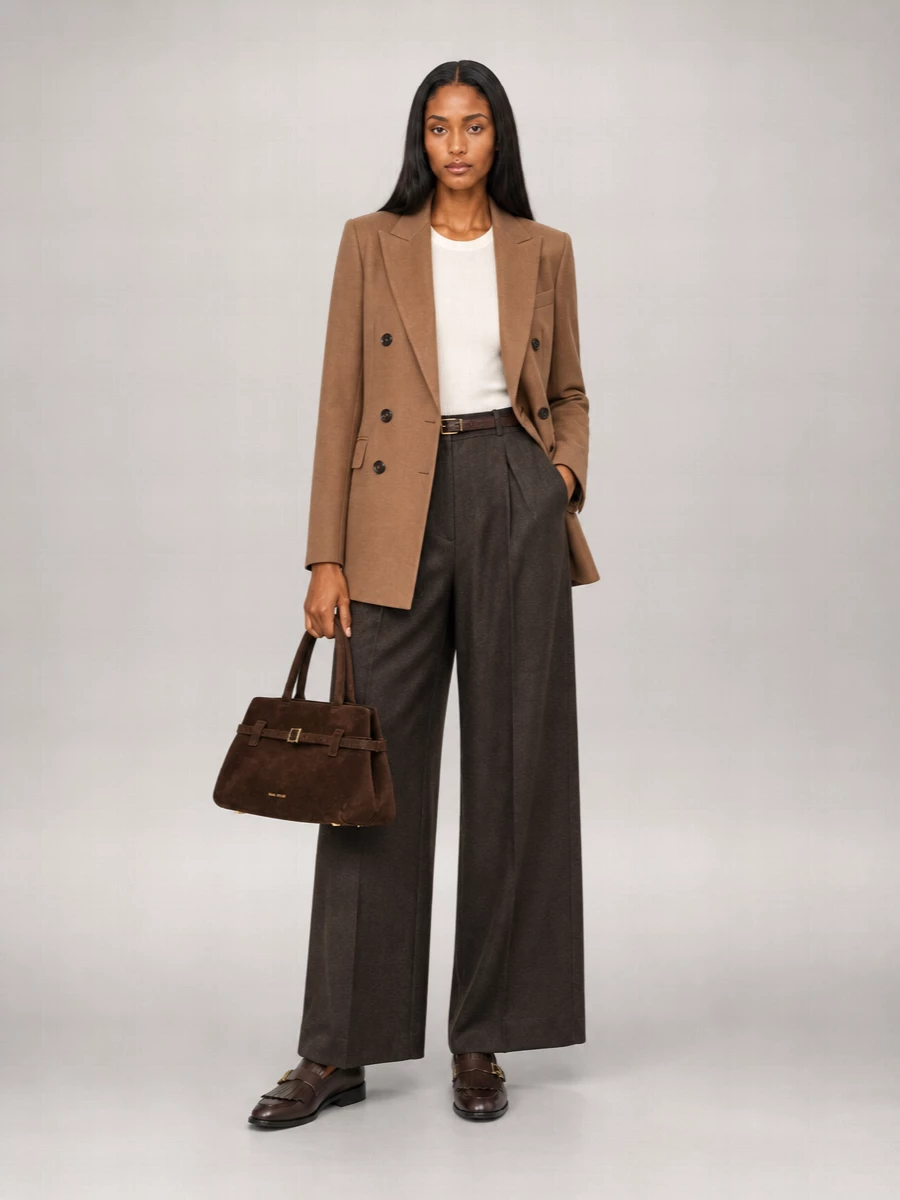 Max Mara virgin wool tailored trousers
