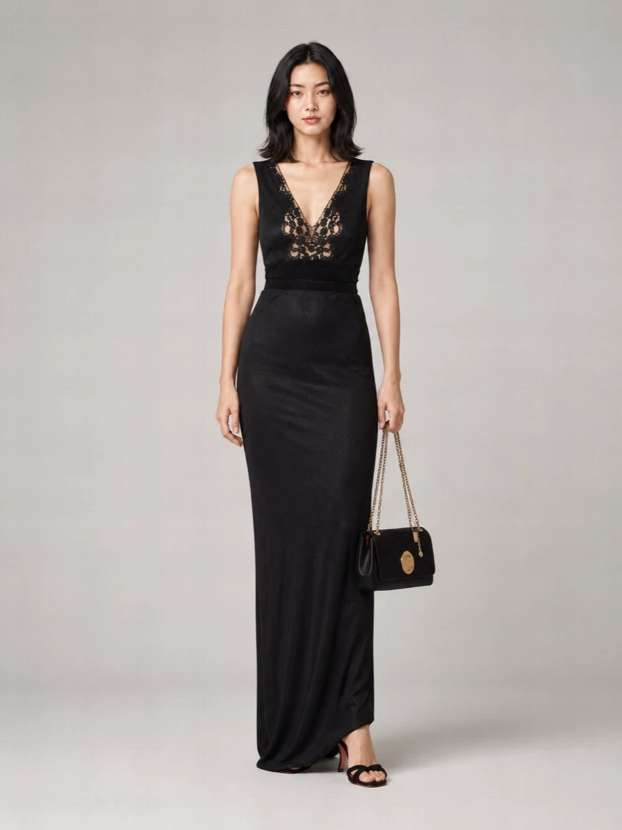 Chloé Sleeveless Flared Maxi Dress