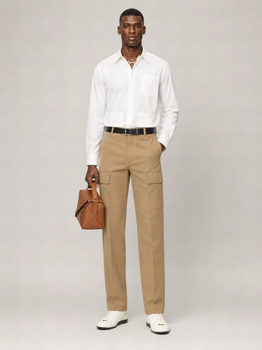 Gucci Cotton Straight-Leg Trousers