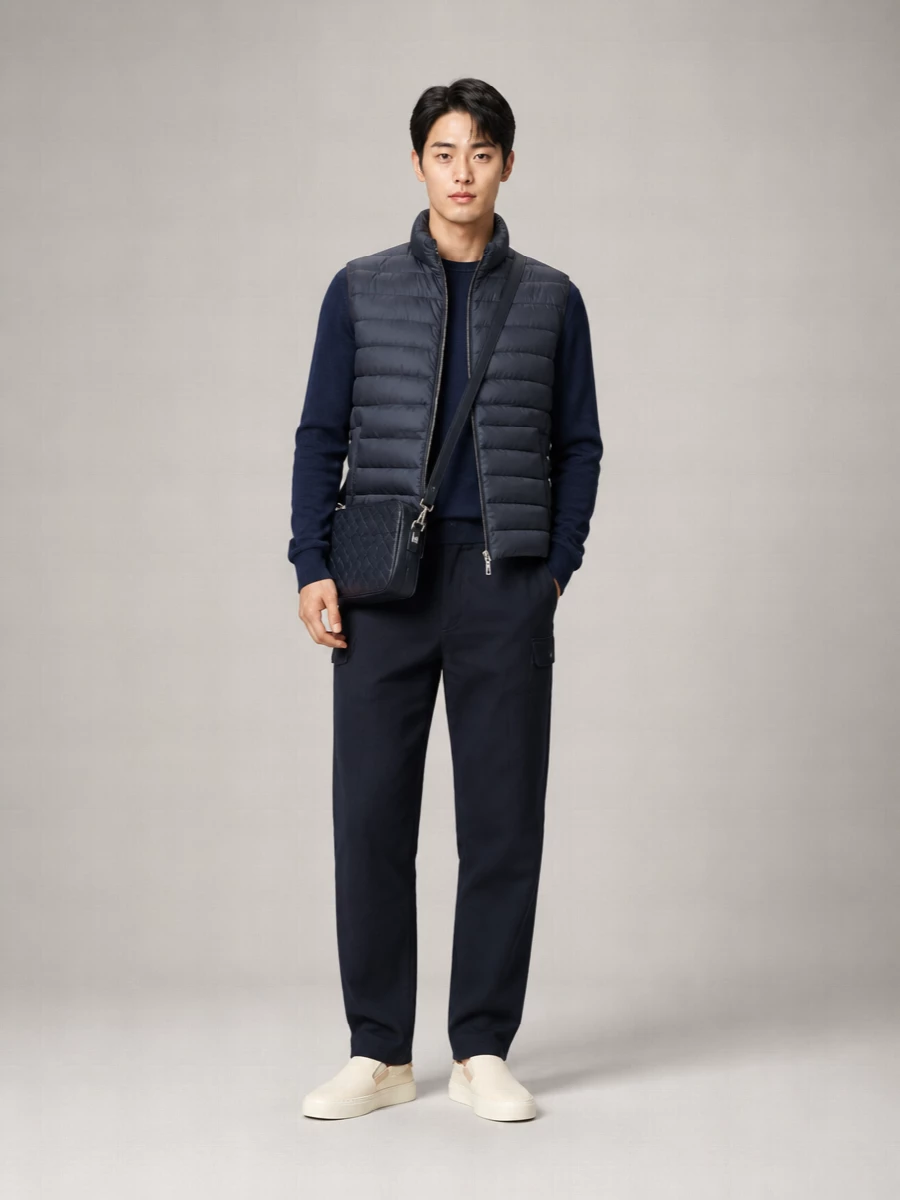 Moorer Quilted Down Puffer Vest
