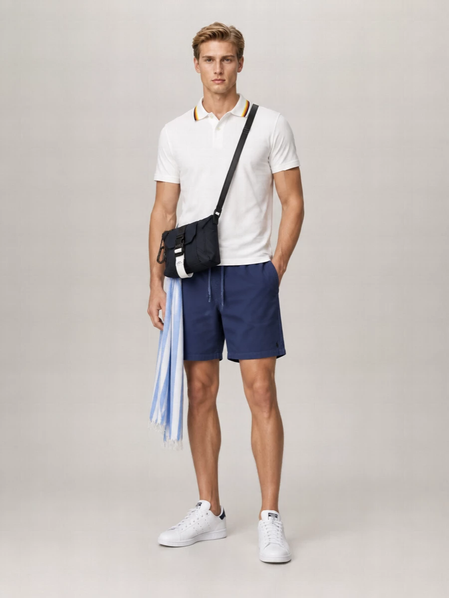 K-Way Cotton Piqué Polo Shirt