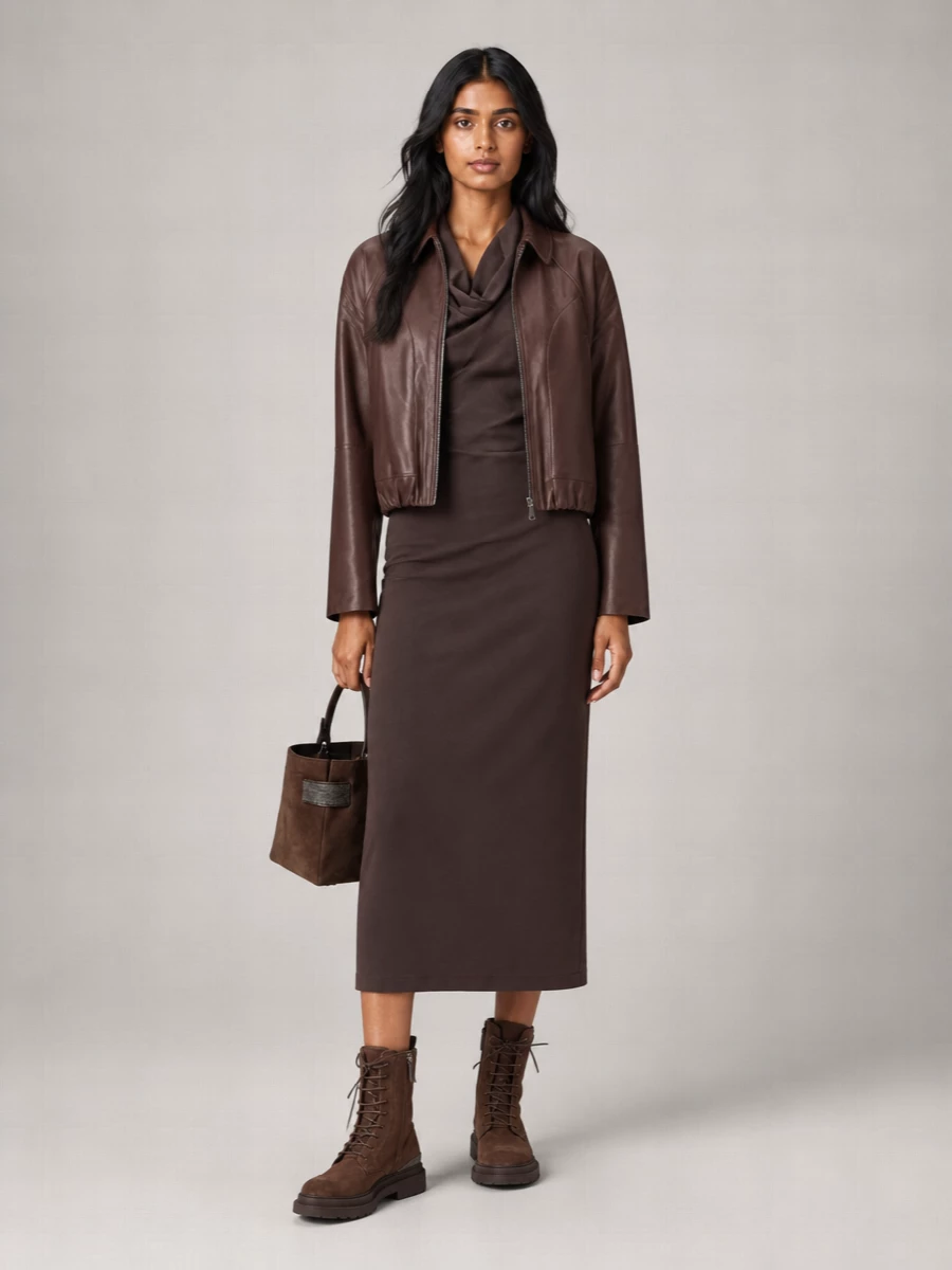Brunello Cucinelli Na Leather Bucket Bag