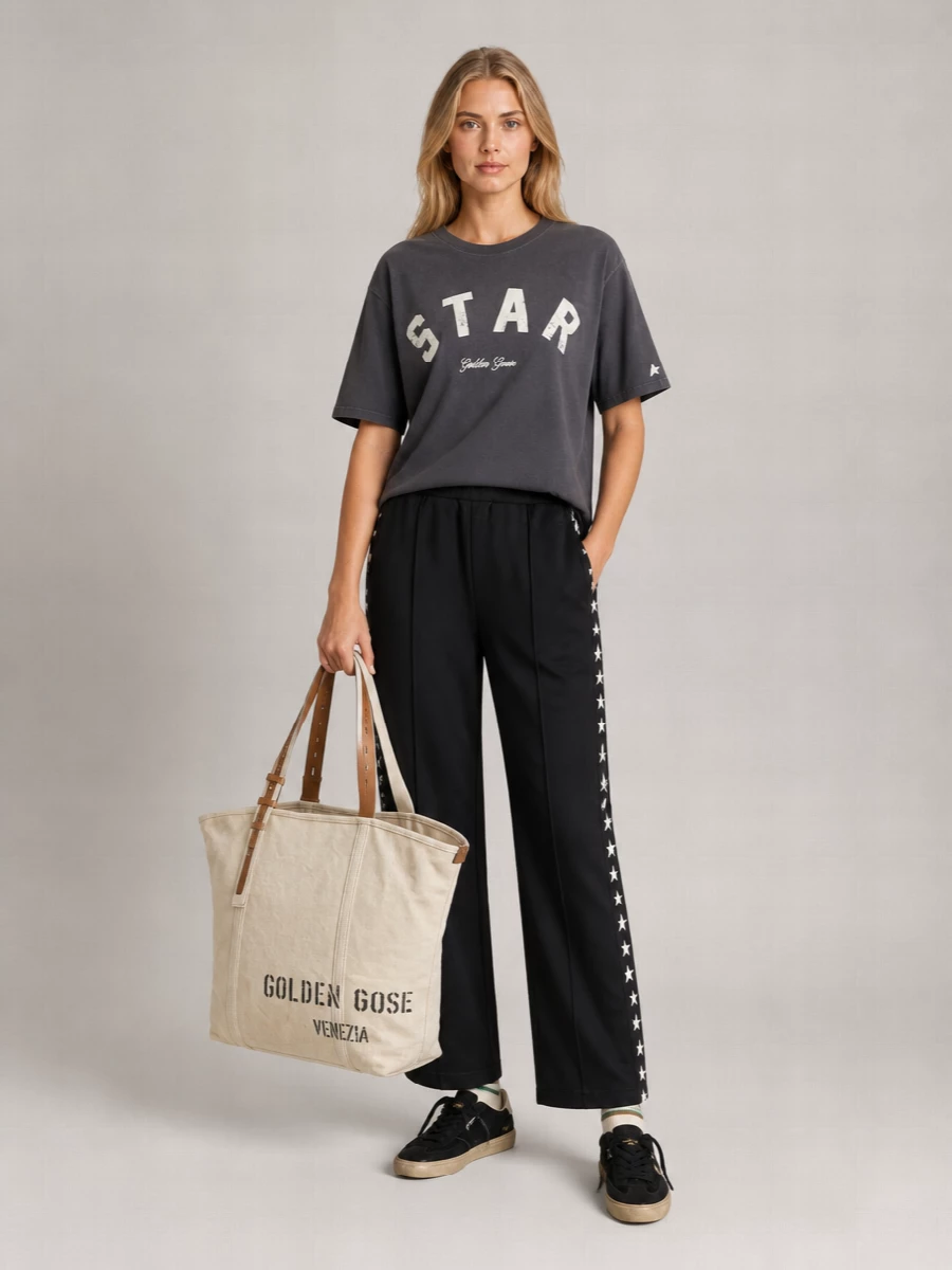 Golden Goose Wide-Leg Track Pants