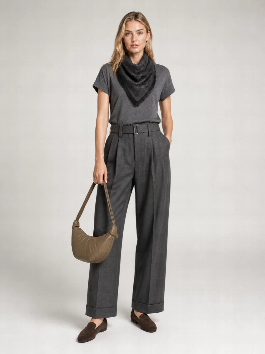 Brunello Cucinelli V-Neck Short-Sleeve T-Shirt
