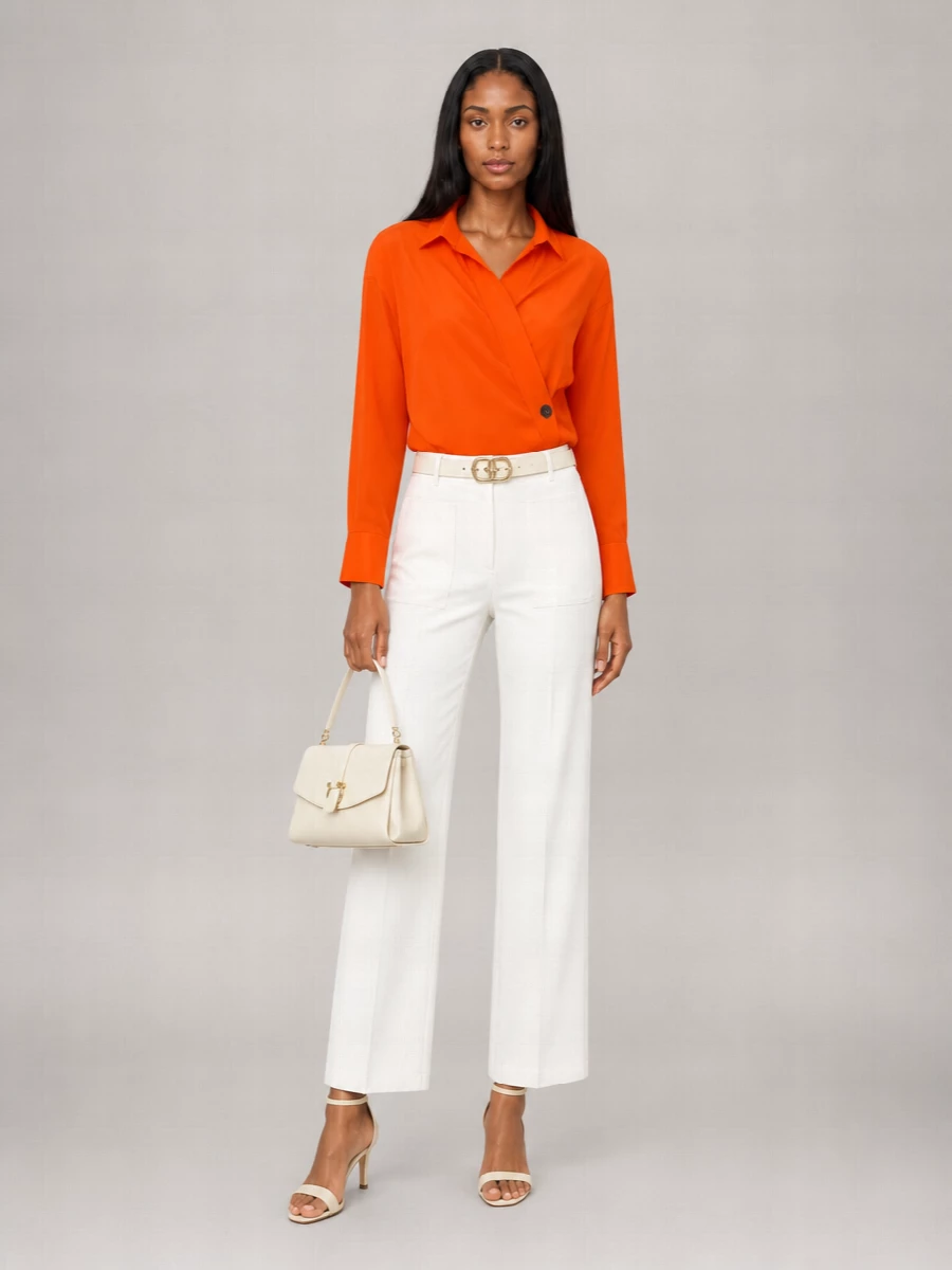 Ferragamo Wrap Blouse