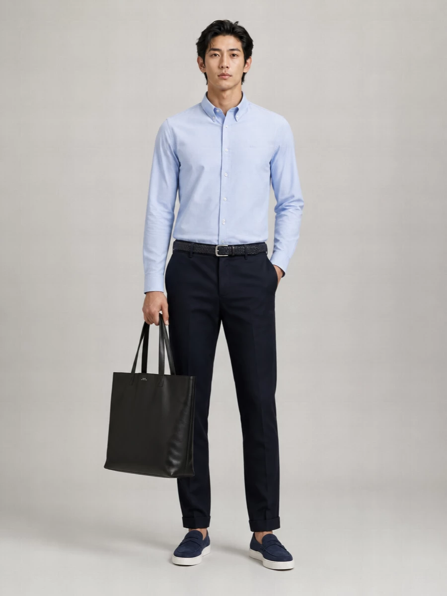 Dondup Cotton Straight-Leg Chino Trousers