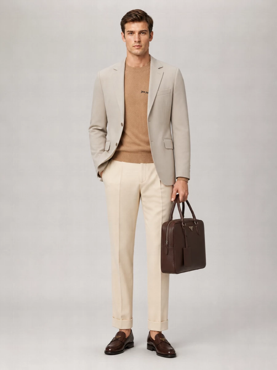 Palm Angels Single-Breasted Blazer