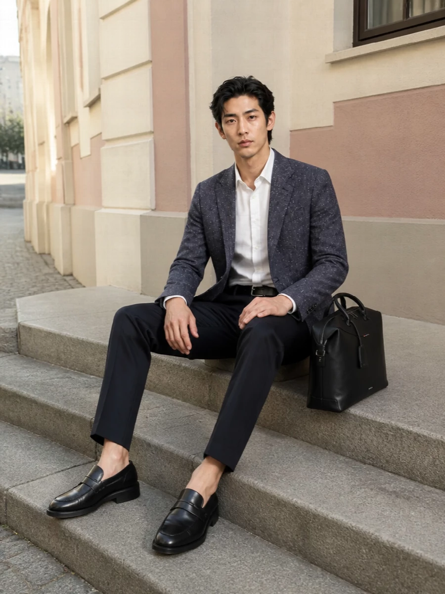 Paul smith navy tailoring tods penny loafers