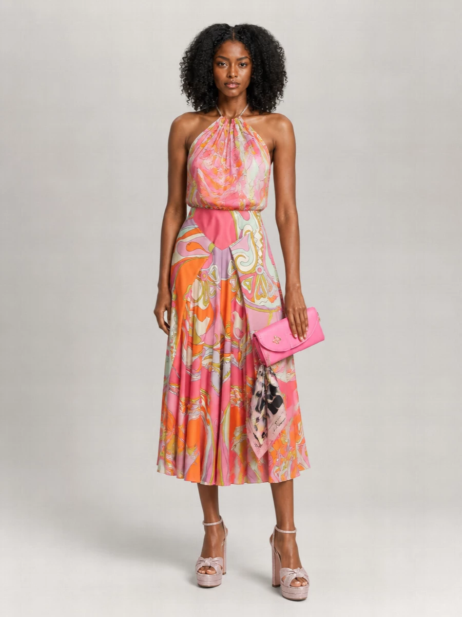 Pucci Silk Halterneck Blouse
